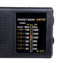 Mini Portable 2 Bands 88-108MHz FM 530-1600KHz AM Retro Radio