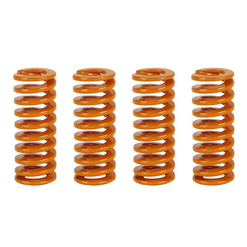 Upgraded Aluminum Dual Gear Pulley Dual Drive Extruder + 4x Leveling Spring + 2x MK9 Silicone Cover + 1M PTFE Tube Kit For Creality CR-10 / CR-10S / CR-10S Pro / Ender-3 / Ender-3 Pro 3D Printer