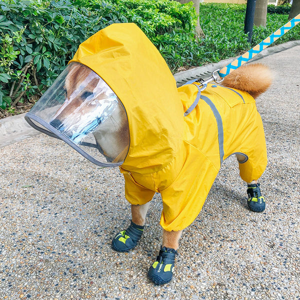 Pet Dog Raincoat Four Feet Waterproof PetS Articles Clothing Spring Suitable For Rainy Days From Xiaomi Youpin