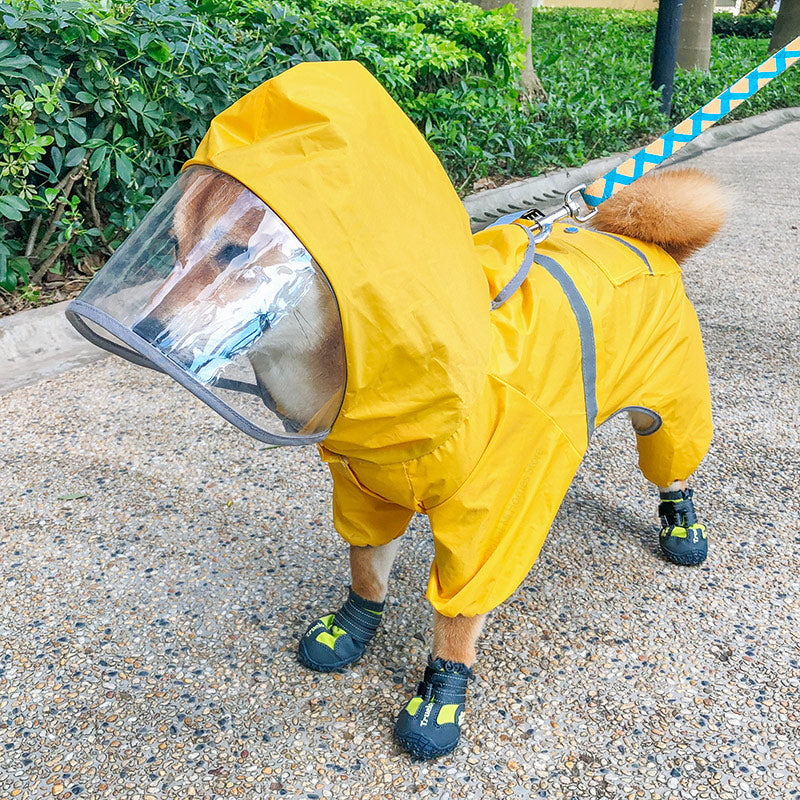 Pet Dog Raincoat Four Feet Waterproof PetS Articles Clothing Spring Suitable For Rainy Days From Xiaomi Youpin