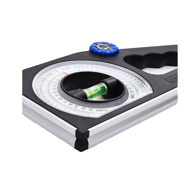 Multifunctional Meter Slope Gradient Instrument Inclinometer Angle Feet Foot Slope Measuring Ruler Magnetic Angle Finder Slope Horizontal Vertical Angle Bevel Protractor Declinometer