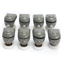 8Pcs Upper And Bottom Shower Door Rollers Runners Set Replacement Parts Glass Wheels Pulleys Guides