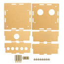 Transparent Acrylic Housing Shell For 6J1 Tube Preamplifier Amplifier Module Case