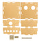 Transparent Acrylic Housing Shell For 6J1 Tube Preamplifier Amplifier Module Case