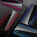 Bakeey Carbon Fiber Gradient Color Tempered Glass Protective Case for Xiaomi Mi Note 10 / Xiaomi Mi Note 10 Pro / Xiaomi Mi CC9 Pro