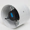 6Inch Inline Duct Fan Booster Exhaust Blower Air Cooling Vent Metal Blades