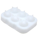 KCASA KC-IT02 6 Holes Large Ball Shape Silicone Ice Cube Sphere Whiskey Cocktail Ice Mold Tray
