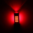 2pcs 3157 42LED Red Rear Alert Safety Car Brake Tail Stop Lights Bulb Flashing Strobe Lamps Bulb