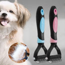 Pet Grooming Comb Undercoat Rake Dog Cat Brush Hair Remover Professional