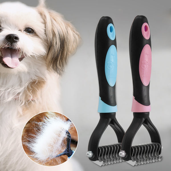 Pet Grooming Comb Undercoat Rake Dog Cat Brush Hair Remover Professional