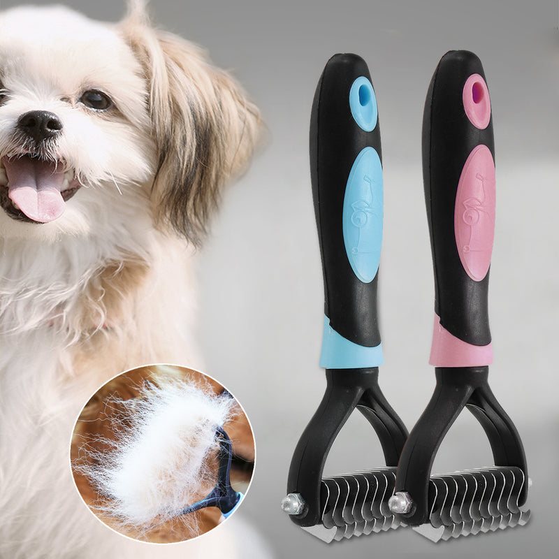 Pet Grooming Comb Undercoat Rake Dog Cat Brush Hair Remover Professional