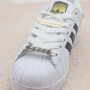 Unisex Lovely Crystal Metal Multi-pattern Option Creative DIY Shoe Decoration