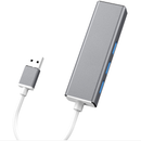 HOWEI HW-1505 USB3.0 to RJ45 Gigabit Ethernet USB Hub Aluminum Alloy with 1000Mbps Network Port Extender Extension Connector