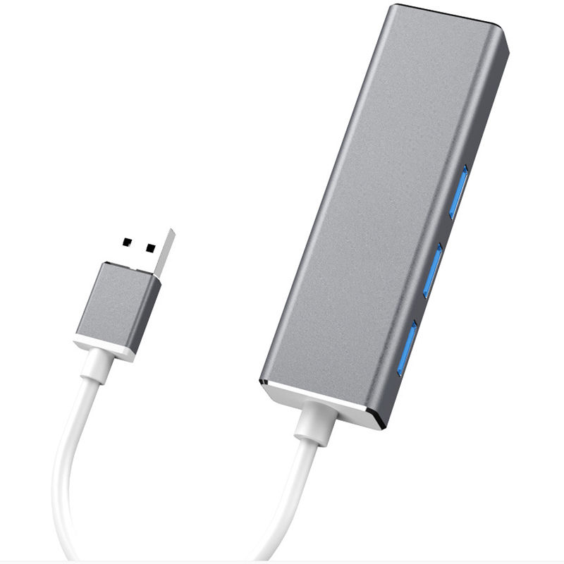 HOWEI HW-1505 USB3.0 to RJ45 Gigabit Ethernet USB Hub Aluminum Alloy with 1000Mbps Network Port Extender Extension Connector