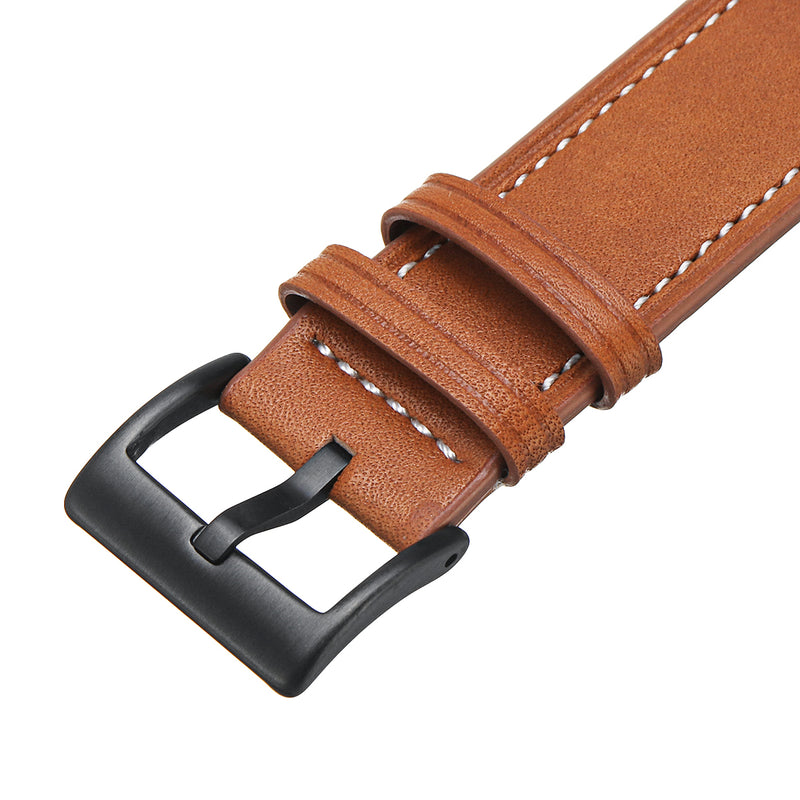 Genuine Leather Watch Band Strap For Samsung Gear Sport S4/Garmin Vivoactive 3