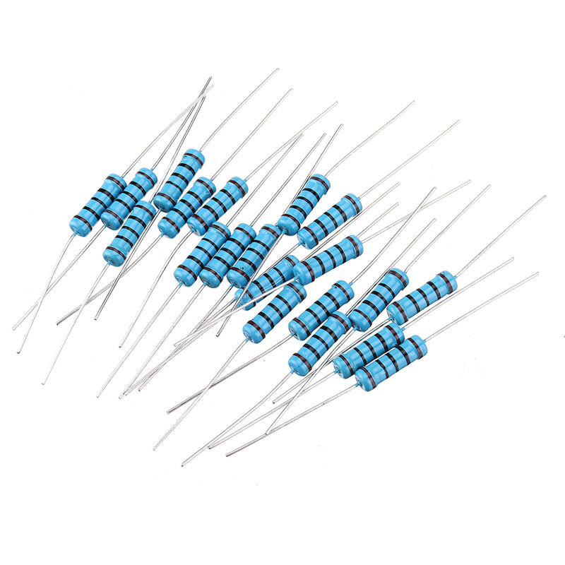 20pcs 2W 100R Metal Film Resistor Resistance 1% 100 ohm Resistor