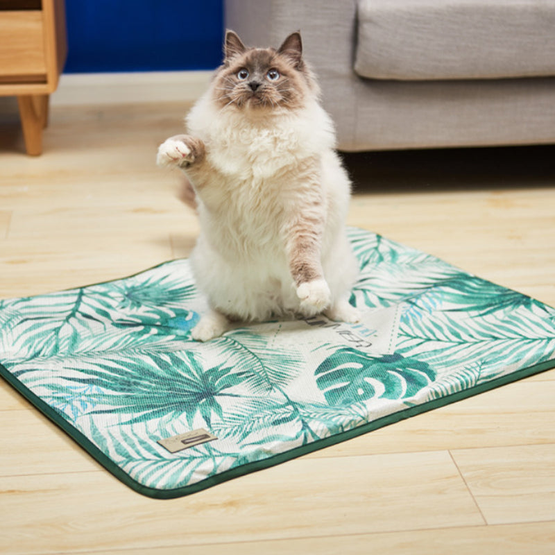 Dog Cooling Mat Pet Cat Chilly Breathable Non-Skid Summer Cool Bed Pad Cushion Pet Carpet