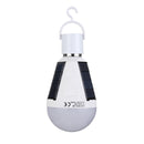7W Solar Powered E27 LED Rechargeable Light Bulb Tent Camping Emergency Lamp with Hook
