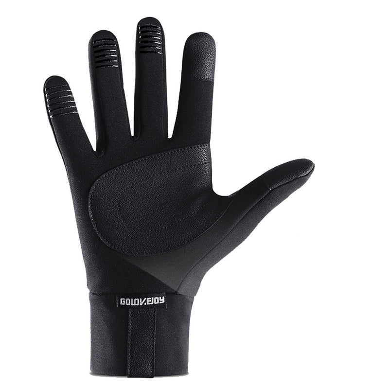Winter Warm Full Finger Waterproof Touch Screen Cycling Racing Motorcycle Gloves