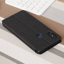 Bakeey Flip Shockproof Fabric Soft Silicone Edge Full Body Protective Case For Xiaomi Redmi Note 5