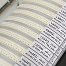 8500Pcs 0402 1% SMD SMT Chip Resistor Assortment Kit 170 Values Sample Book