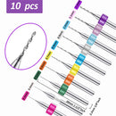 Drillpro 36 Pieces Hand Drill Set Include Pin Vise Hand Drill Mini Drills and 0.5-3.0mm Twist Drills and 0.3-1.2mm PCB Drill for Craft Carving DIY