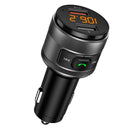 Bakeey QC3.0 Dual USB LED Display bluetooth FM Transmitter Car Charger MP3 Player For iPhone 8Plus XS 11Pro Huawei P30 Pro Mate 30 5G S10+