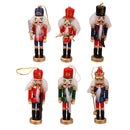6pcs Wooden Nutcracker 12cm