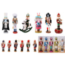 6pcs Wooden Nutcracker 12cm