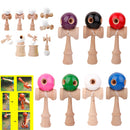 Woode Kendama Toys with Extra String- Black