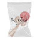Red Paint Bamboo Kendama Toy Kids Learning Cup Ball String Stick Sport Game