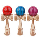 Red Paint Bamboo Kendama Toy Kids Learning Cup Ball String Stick Sport Game