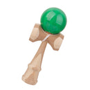 Green Paint Bamboo Kendama Toy Kid Learning Cup Ball String Stick Sport Game