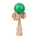 Green Paint Bamboo Kendama Toy Kid Learning Cup Ball String Stick Sport Game