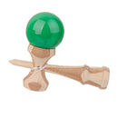 Green Paint Bamboo Kendama Toy Kid Learning Cup Ball String Stick Sport Game