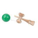 Green Paint Bamboo Kendama Toy Kid Learning Cup Ball String Stick Sport Game