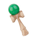 Green Paint Bamboo Kendama Toy Kid Learning Cup Ball String Stick Sport Game
