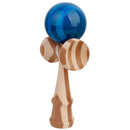 Blue Paint Bamboo Kendama Toy Kid Learning Cup Ball String Stick Sport Game