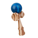 Blue Paint Bamboo Kendama Toy Kid Learning Cup Ball String Stick Sport Game