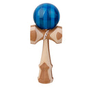 Blue Paint Bamboo Kendama Toy Kid Learning Cup Ball String Stick Sport Game
