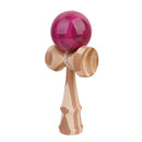 Purple Paint Bamboo Kendama Toy Kid Learning Cup Ball String Stick Sport Toy