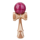 Purple Paint Bamboo Kendama Toy Kid Learning Cup Ball String Stick Sport Toy