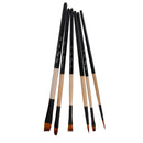 6pcs Nylon Hair Paint Brush Set Artist Watercolor Acrylic Oil Painting Supplies A611