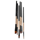 6pcs Nylon Hair Paint Brush Set Artist Watercolor Acrylic Oil Painting Supplies B720