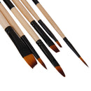 6pcs Nylon Hair Paint Brush Set Artist Watercolor Acrylic Oil Painting Supplies B720