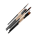6pcs Nylon Hair Paint Brush Set Artist Watercolor Acrylic Oil Painting Supplies B720