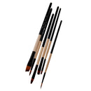 6pcs Nylon Hair Paint Brush Set Artist Watercolor Acrylic Oil Painting Supplies B720