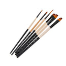6pcs Nylon Hair Paint Brush Set Artist Watercolor Acrylic Oil Painting Supplies C815
