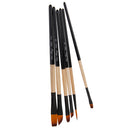 6pcs Nylon Hair Paint Brush Set Artist Watercolor Acrylic Oil Painting Supplies D923