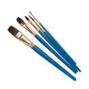 5pcs Horse Hair Paint Brush Set Artist Watercolor Acrylic Gouache Painting Supplies